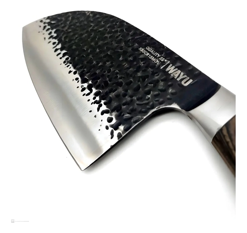 WAYU SERBIAN 30.5CM CUCHILLO MARRON DE ACERO - 8
