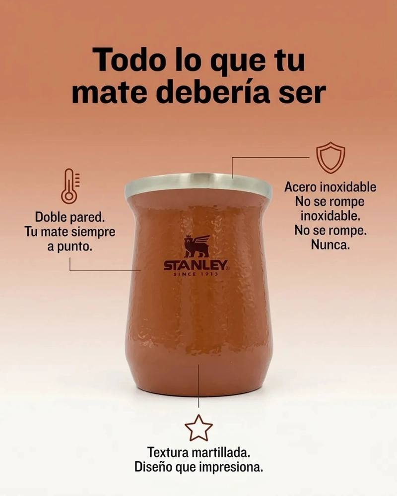 MATE STANLEY CLASSIC CLAY 236 ML ARCILLA LISO - 7