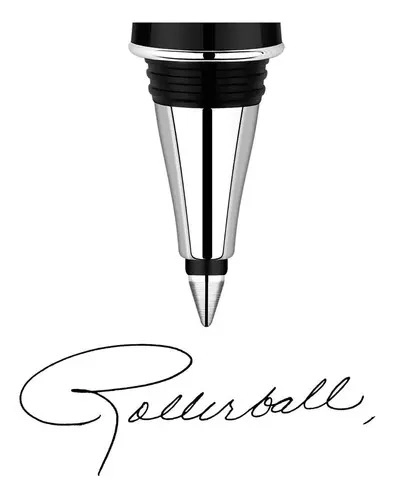REPUESTO MEDIO 0.7MM DE ESFERO GEL BOLIGRAFO ROLLERBALL LAPICERO PARKER COLOR DE LA TINTA NEGRO - 4