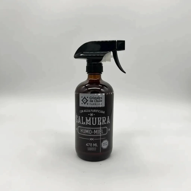SALMUERA SAL PARA ASADOS HUMO MIEL 470ML CRISTALES DE CHILE - 1