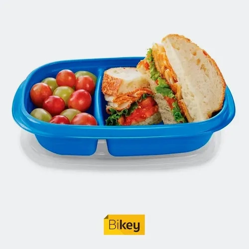 RUBBERMAID 2021623 HERME TICO TAKEALONGS SNACK TO GO 887ML PACK 3 UNIDADES CELESTE - 5