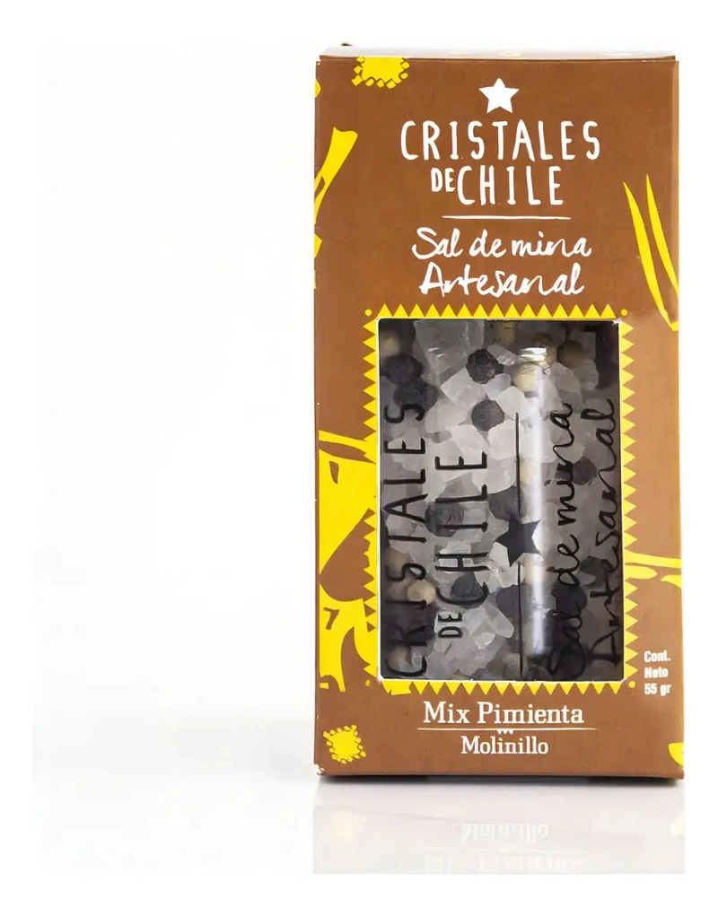 SAL MOLINILLO MIX PIMIENTA CRISTALES DE CHILE 55 GRS GOURMET - 1