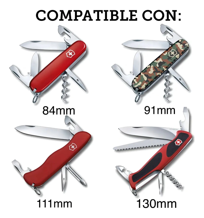PINZA VICTORINOX® PARA NAVAJAS DE 84, 91, 111 Y 130MM COLOR GRIS A.3642 - 3