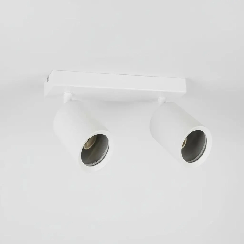 APLIQUE WANT BLANCO TECHO/PARED 2 FOCOS GU10 40W HIERRO - 4