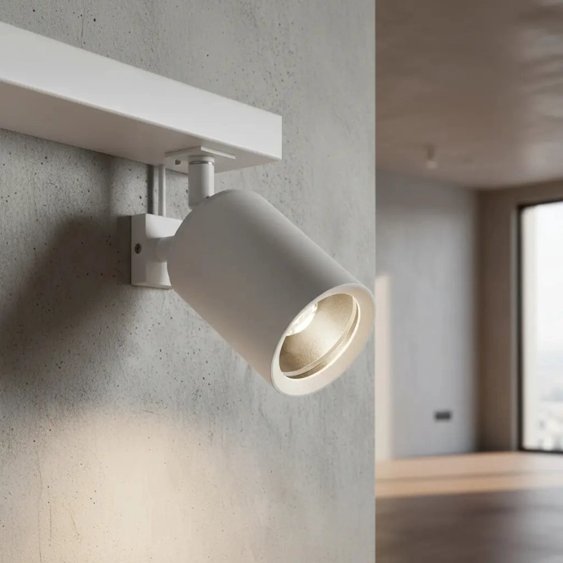 APLIQUE WANT BLANCO TECHO/PARED 2 FOCOS GU10 40W HIERRO - 5