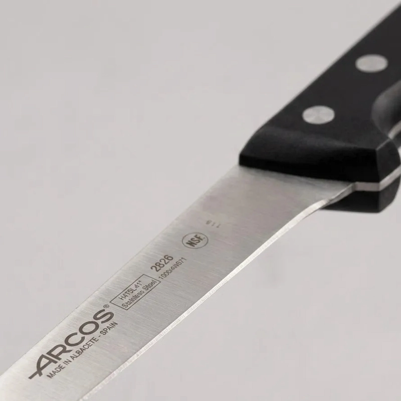 CUCHILLO ARCOS DESHUESADOR PROFESIONAL COCINA 15,5CM NEGRO - 10