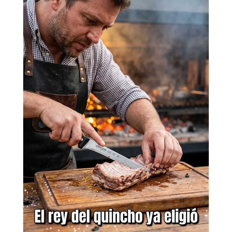 CUCHILLO ARCOS DESHUESADOR PROFESIONAL COCINA 15,5CM NEGRO - 5