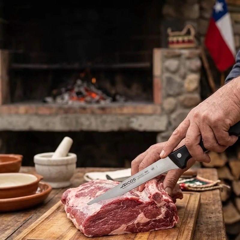 CUCHILLO ARCOS DESHUESADOR PROFESIONAL COCINA 15,5CM NEGRO - 9