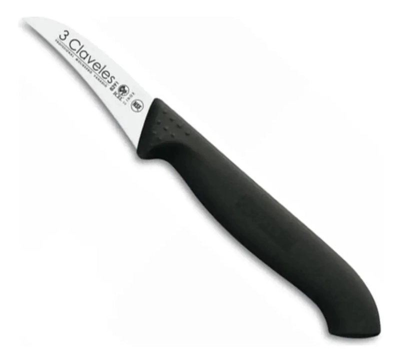 CUCHILLO 8291 MONDADOR CURVO DE 6 CM 3 CLAVELES PROFLEX IMAGEN NEGRO - 4