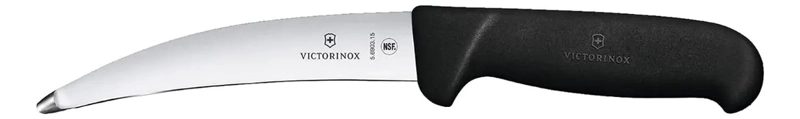 CUCHILLO CARNICERO TRIPAS VICTORINOX FIBROX 15CM 5.6903.15 NEGRO - 2