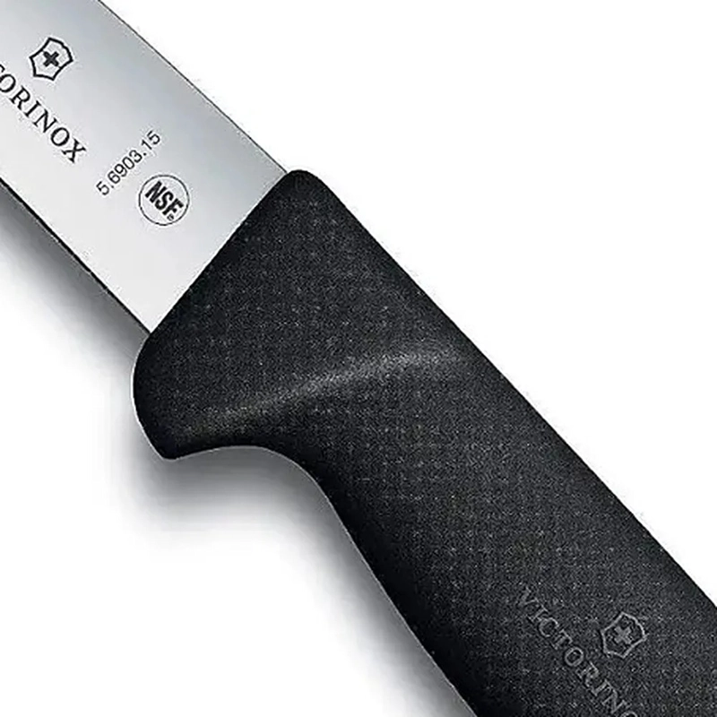 CUCHILLO CARNICERO TRIPAS VICTORINOX FIBROX 15CM 5.6903.15 NEGRO - 3