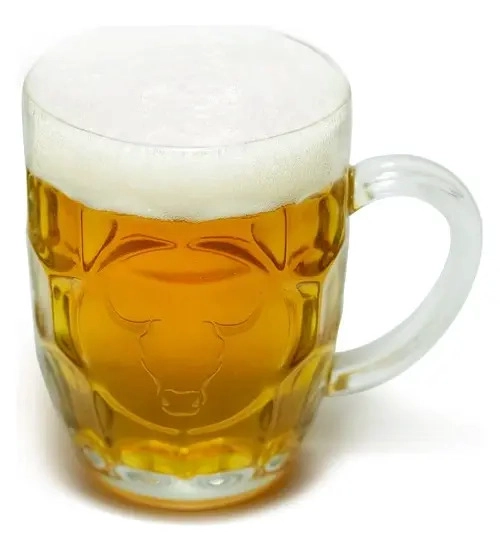 CHOPERO VIDRIO WAYU 580ML SHOPERO BEER MUG CERVECERO BAR BBQ BLANCO - 1