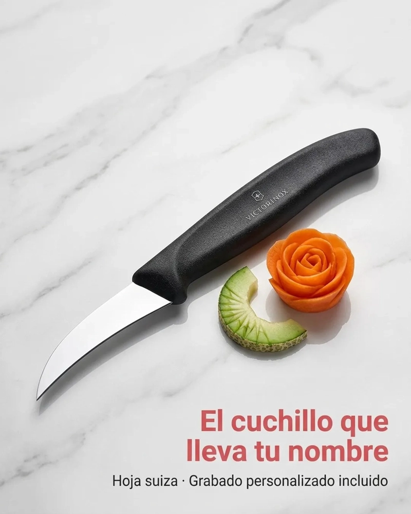 CUCHILLO TORNEADOR 6 CMS VICTORINOX 6.7503 NEGRO - 2