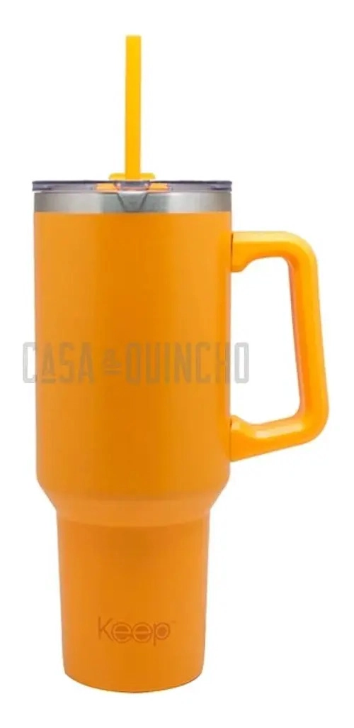 VASO TERMICO KEEP QUENCHER 1,2LT 5 COLORES PREMIUM OUTDOOR NEGRO - 2