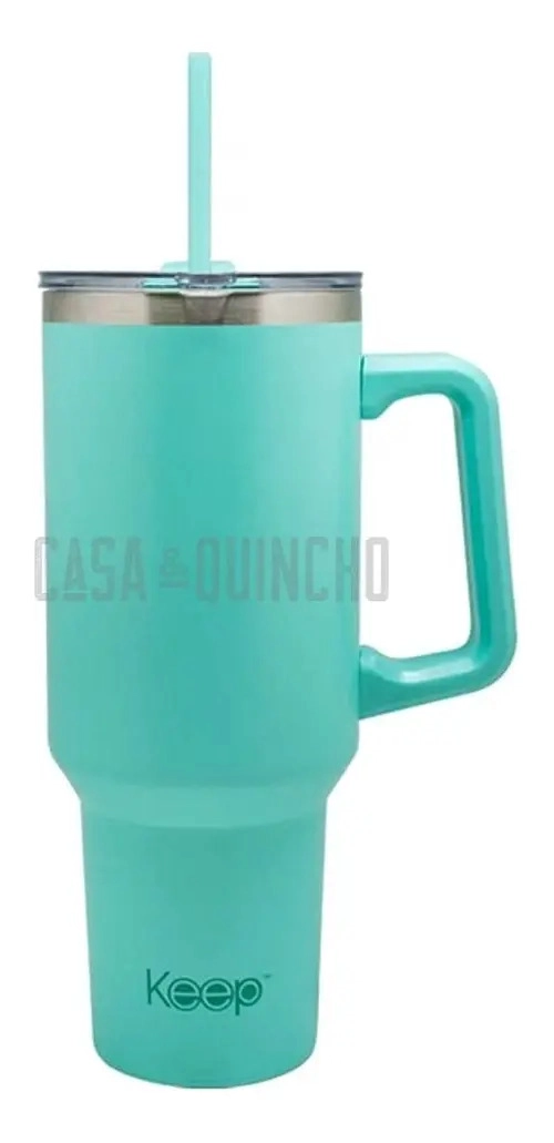 VASO TERMICO KEEP QUENCHER 1,2LT 5 COLORES PREMIUM OUTDOOR NEGRO - 2