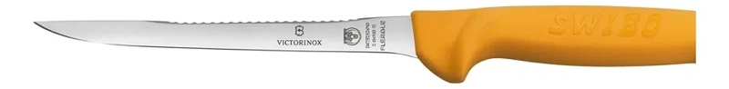 CUCHILLO PESCADO VICTORINOX HOJA FLEXIBLE SWIBO 5.8448.16 AMARILLO - 8