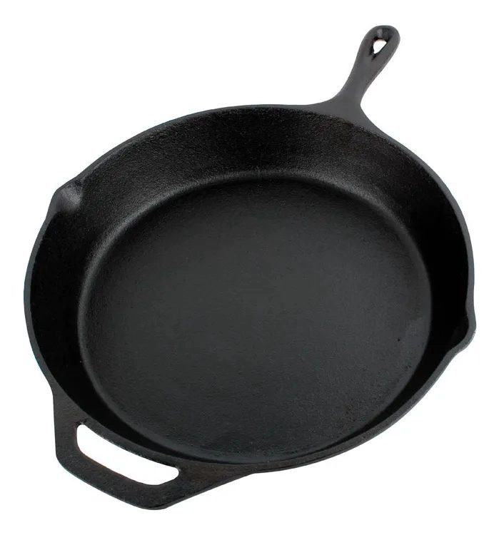 SARTE N LUGANO SARTEN HIERRO FUNDIDO 25CM PREMIUM NEGRO - 1