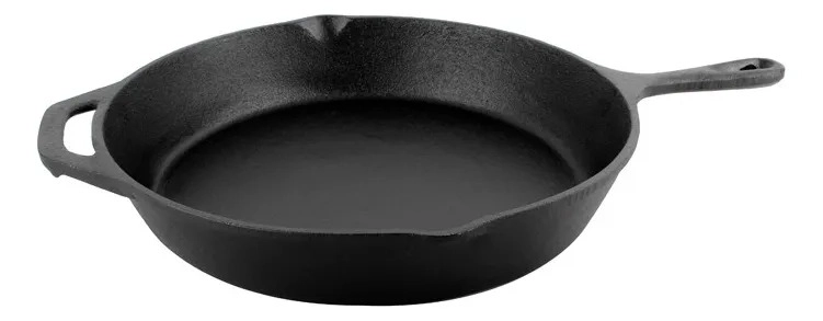SARTE N LUGANO SARTEN HIERRO FUNDIDO 25CM PREMIUM NEGRO - 4