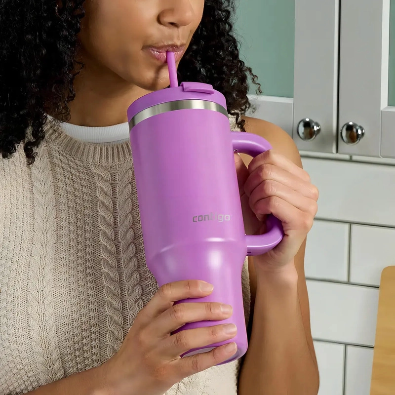 BOTELLA DE AGUA STREETERVILLE MORADO LEAKPROOF CONTIGO 1.18L MAGENTA - 6