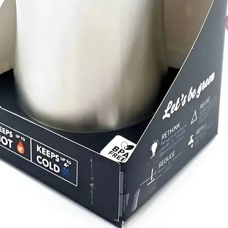 MUG O VASO CON MANGO KEEP 470ML CAFE  TE  DESAYUNO TERMO ROSA - 2