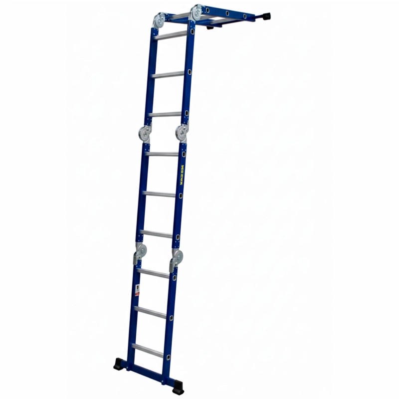ESCALERA MULTIPROPOSITO DE ACERO 12 PELDAÑOS - 2