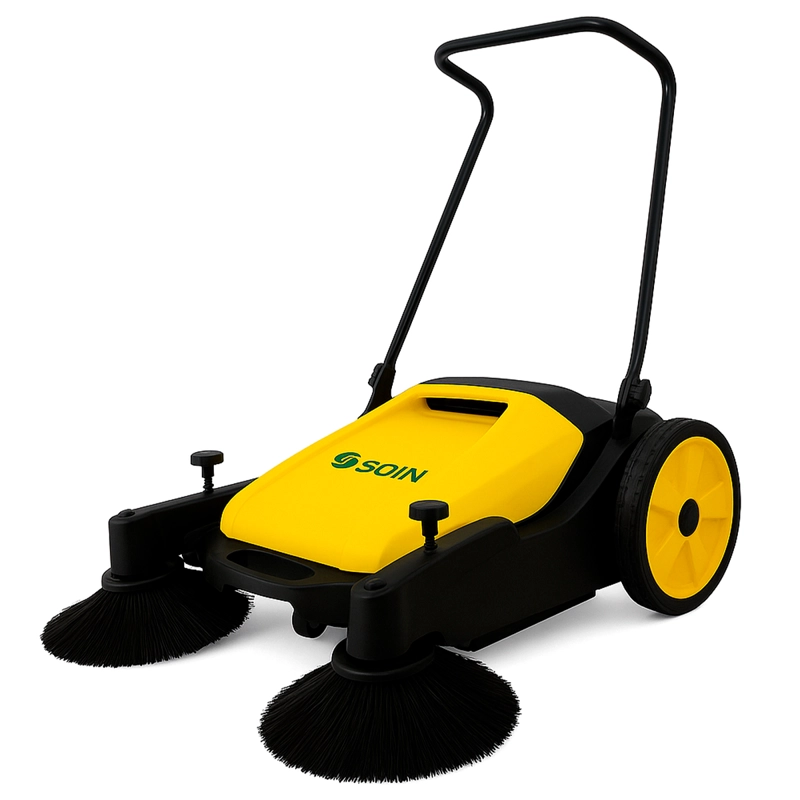 BARREDORA MANUAL CON CEPILLO CENTRAL 40L - 1