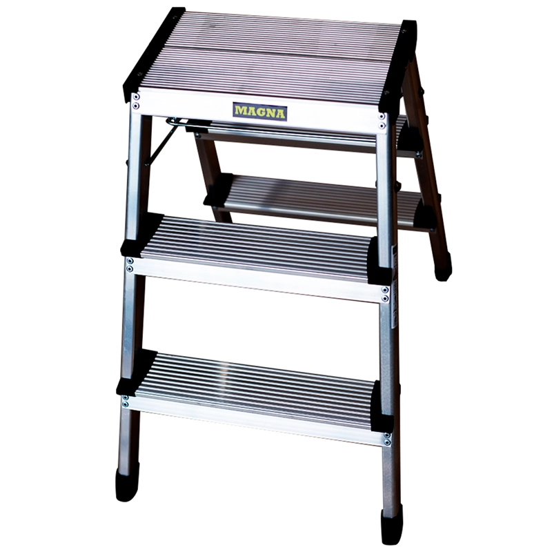 PISO ESCALERA PLEGABLE 3 PELDAÑOS LIVIANO 150KGS - 2