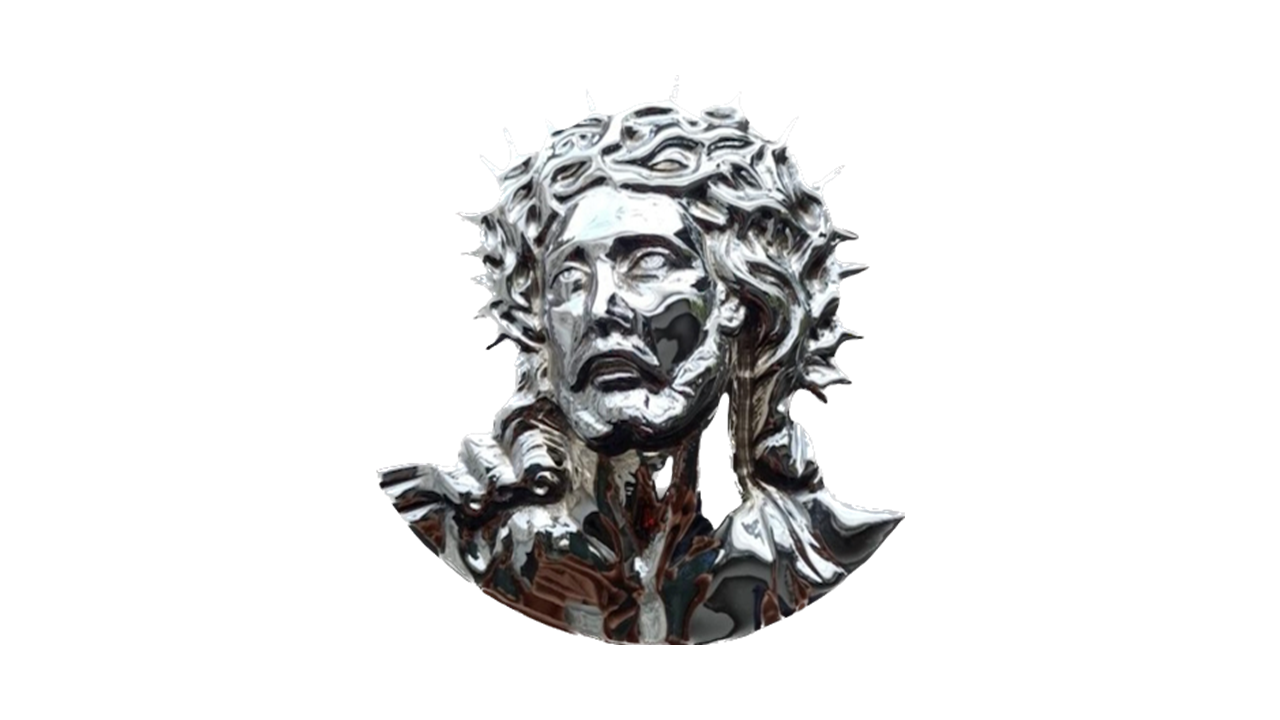 CRISTO ESPINA BRONCE 16 CM - 1