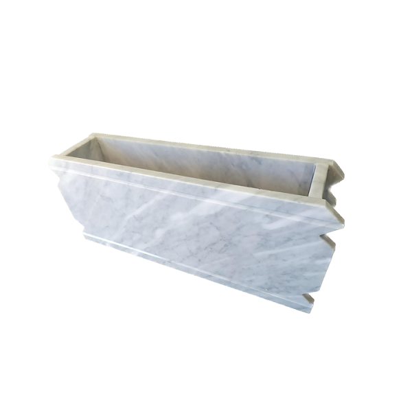 JARDINERA CEMENTERIO RECTA MÂ€¡RMOL 60X20X12 CM - 1