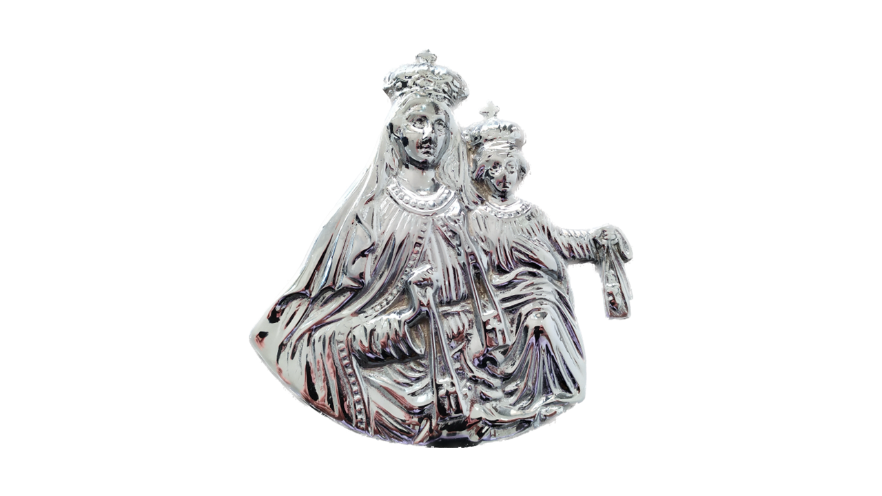 VIRGEN DEL CARMEN MEDALLON 20 CM - 1