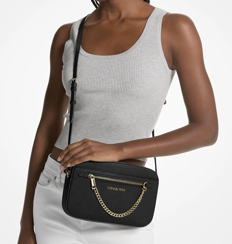 CARTERA MICHAEL KORS JET SET SAFFIANO - 4