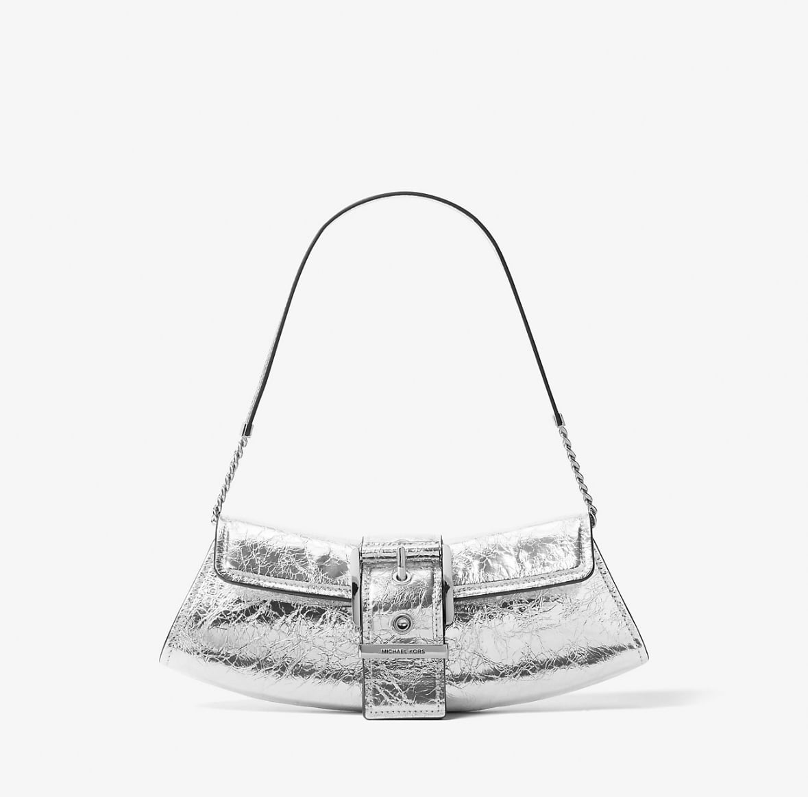 CARTERA MICHAEL KORS COLBY CRACKLED METALLIC - 1