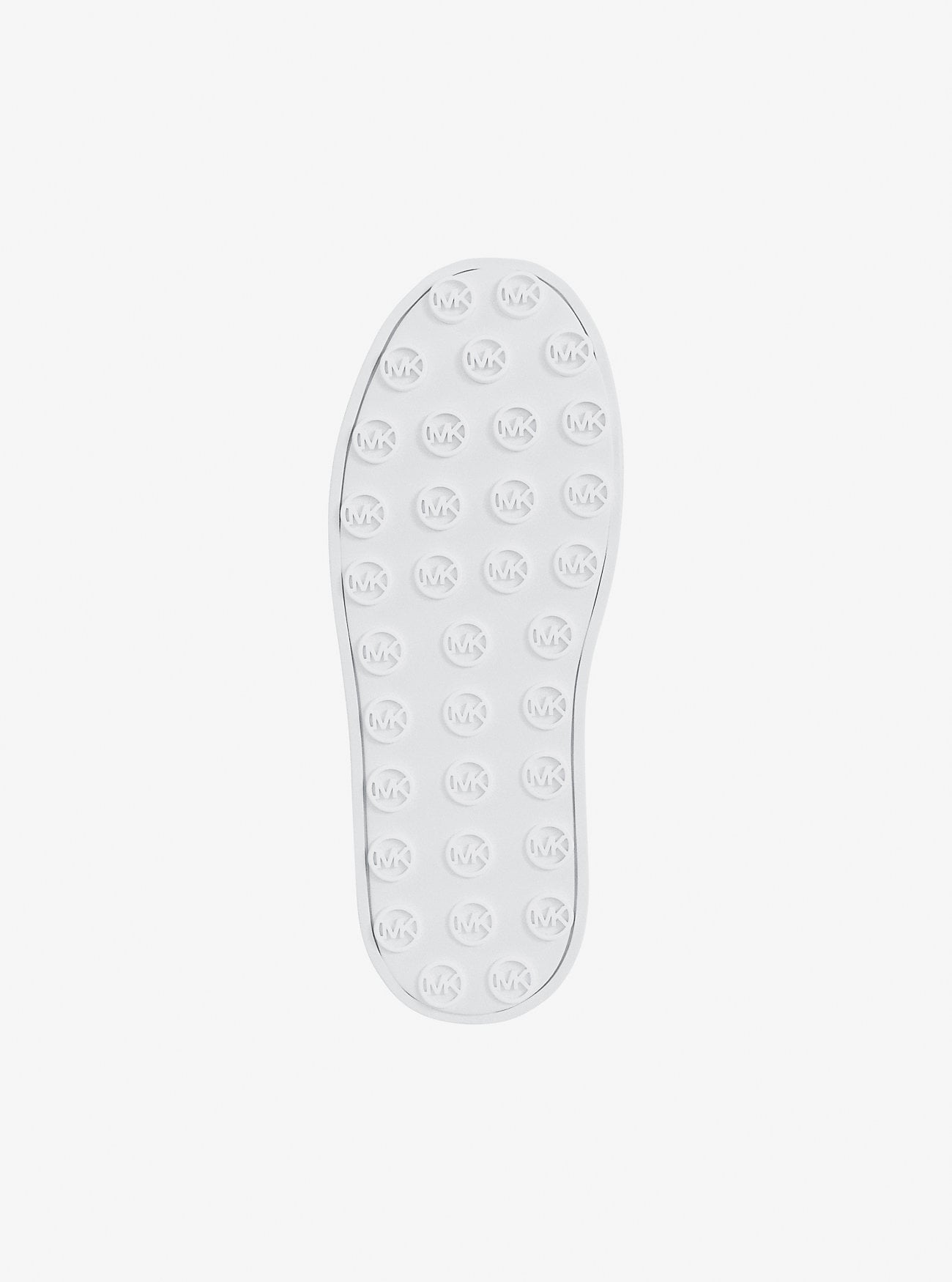 ZAPATILLAS MICHAEL KORS ROMEY EMBELLISHED MIXED-MEDIA SILVER - 6