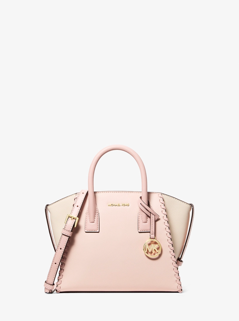 CARTERA MICHAEL KORS AVRIL SMALL LEATHER SATCHEL - 1