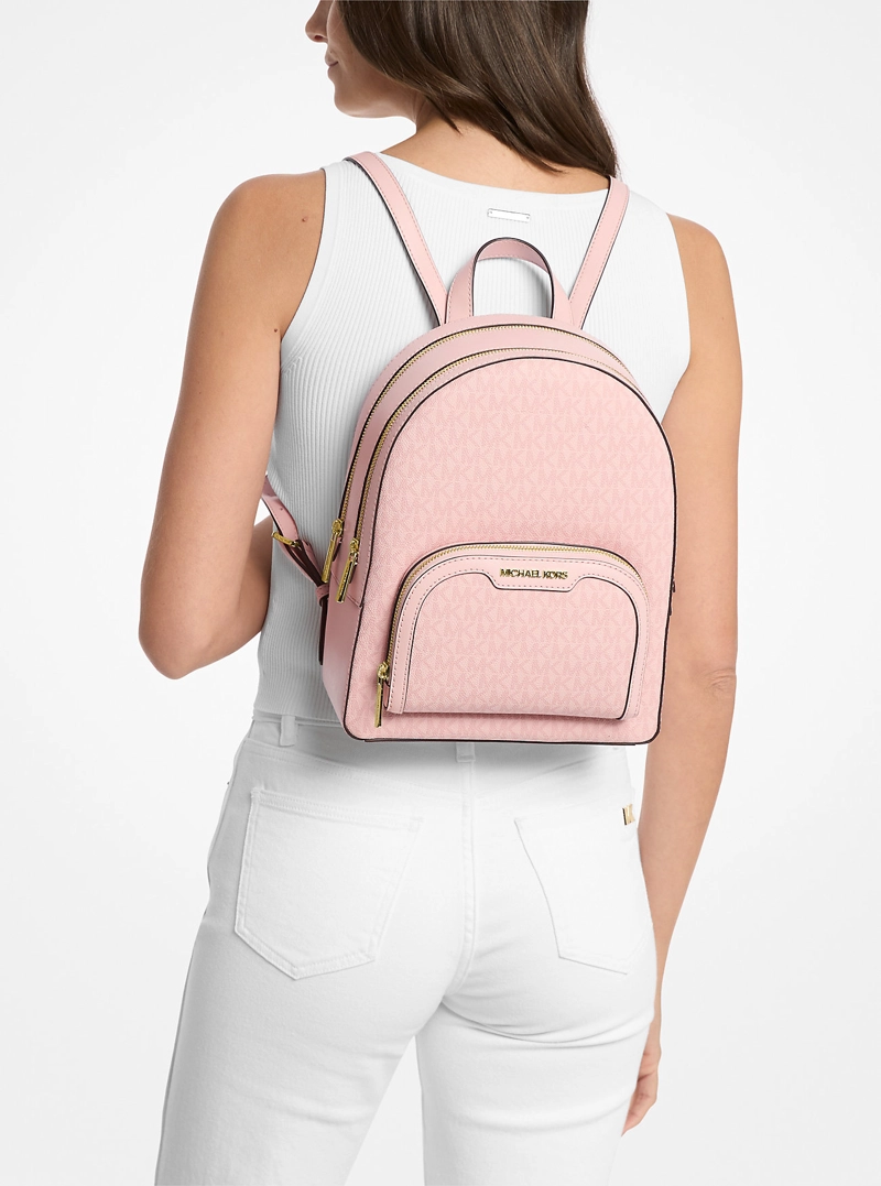 MOCHILA MICHAEL KORS JAYCEE LOGO POWDER BLUSH - 3