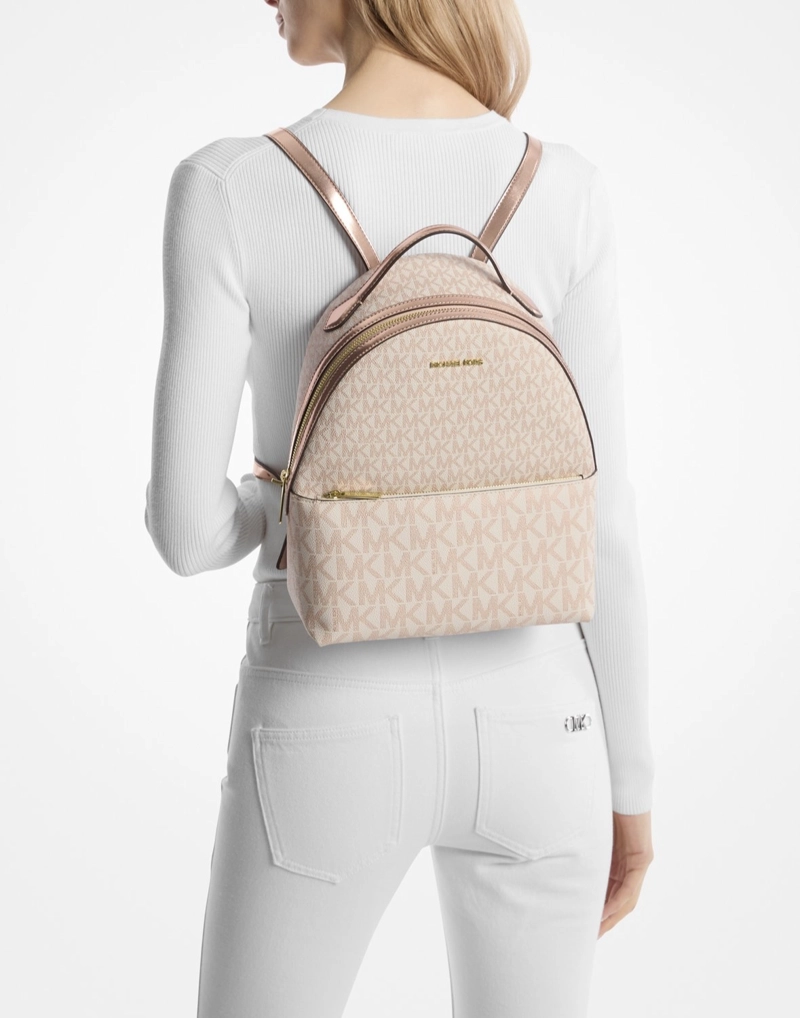 MOCHILA MICHAEL KORS SHEILA METALLIC - 4