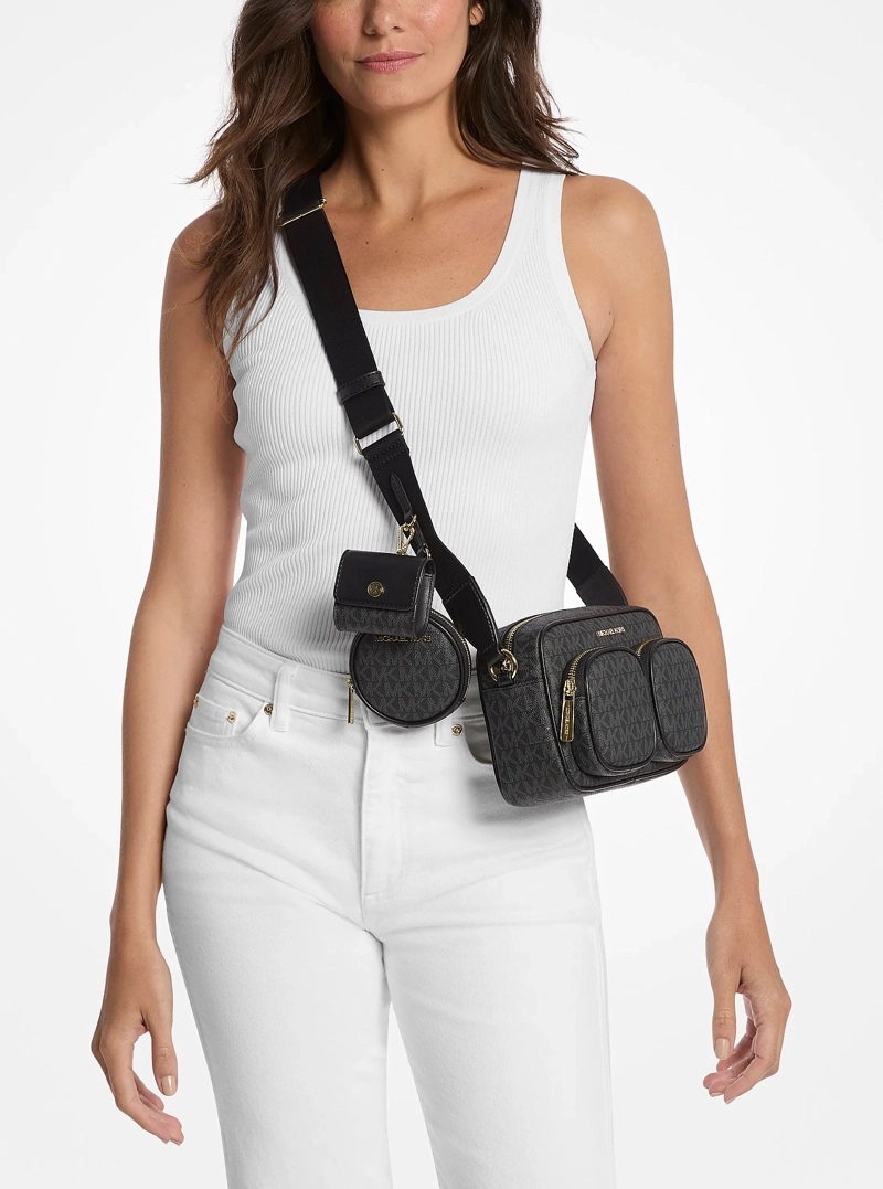 CARTERA MICHAEL KORS JET SET AIRPODS LOGO - 3