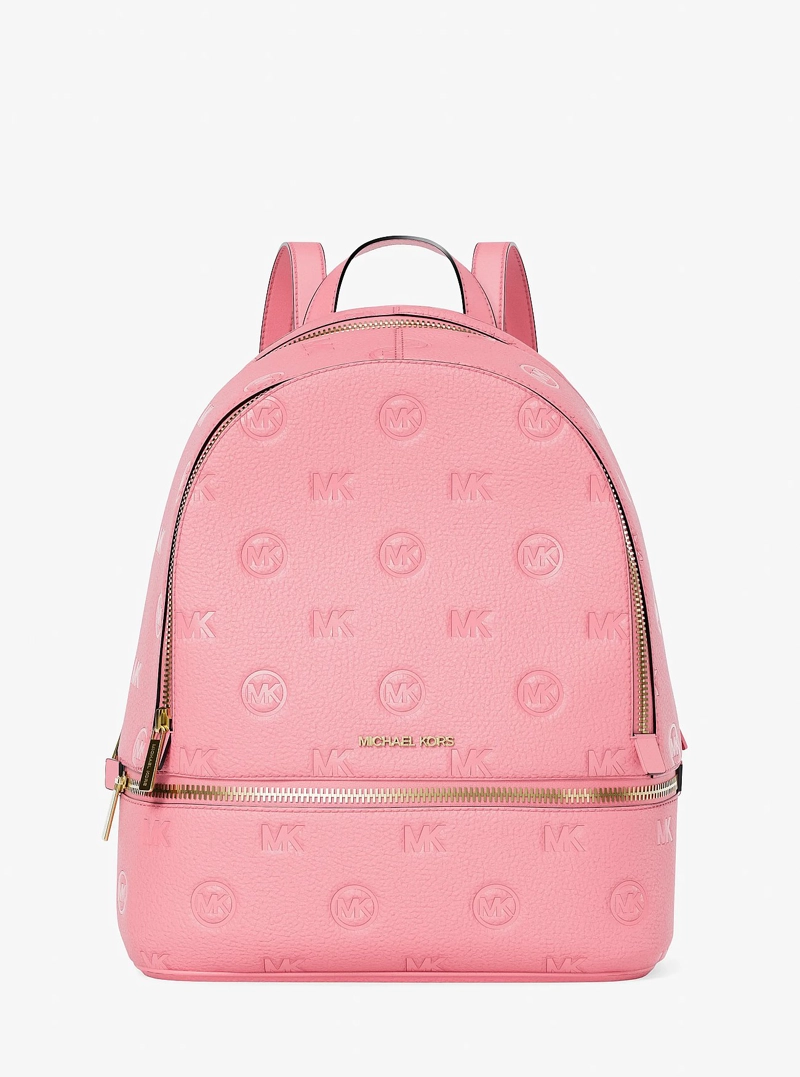 MOCHILA MICHAEL KORS RHEA LOGO DEBOSSED - 1