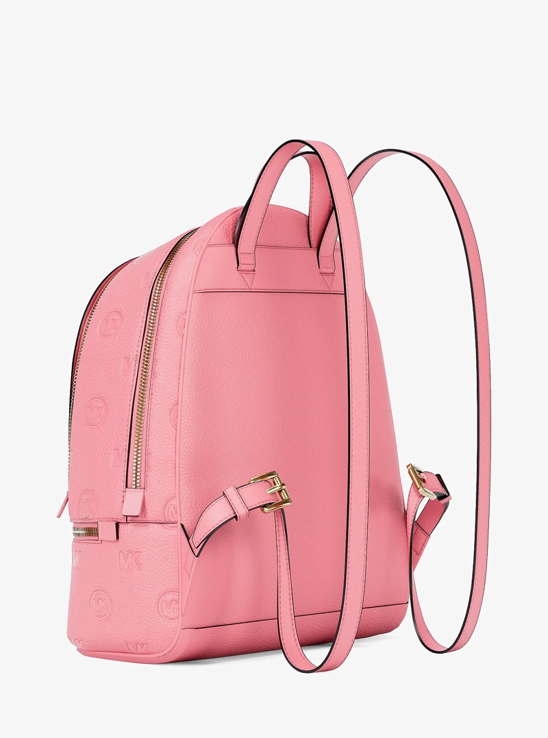 MOCHILA MICHAEL KORS RHEA LOGO DEBOSSED - 3