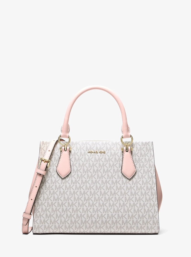 CARTERA MICHAEL KORS MARILYN SATCHEL LOGO - 1