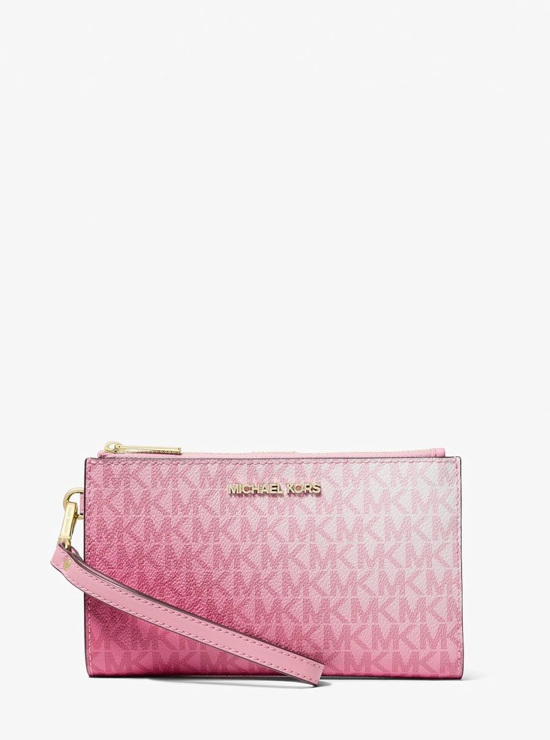 BILLETERA MICHAEL KORS JET SET OMBRE  PINKISH - 1