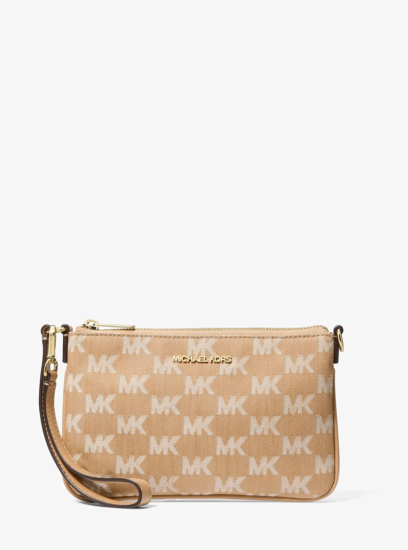 CARTERA MICHAEL KORS WRISTLET JET SET DENIM JACQUARD - 1