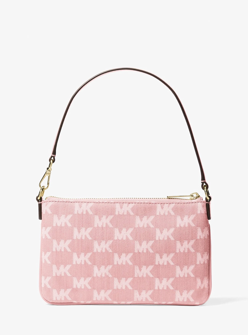 CARTERA MICHAEL KORS WRISTLET JET SET DENIM JACQUARD - 3