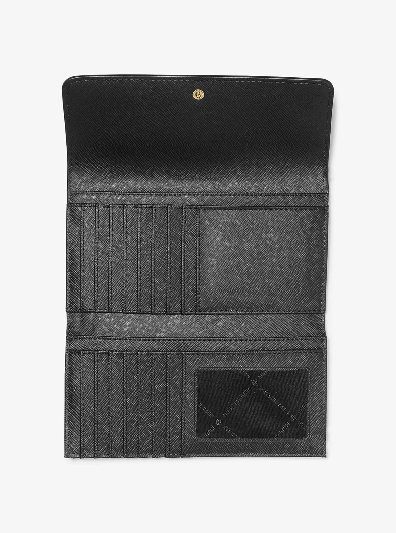 BILLETERA MICHAEL KORS TRI-FOLD CROSSGRAIN LEATHER - 2