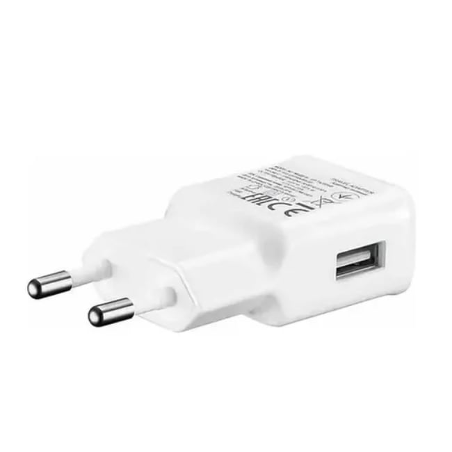 Cargador Pared Casa Celular 1 USB 2Amp Carga Rápida Smartphone SIN Cable - 1