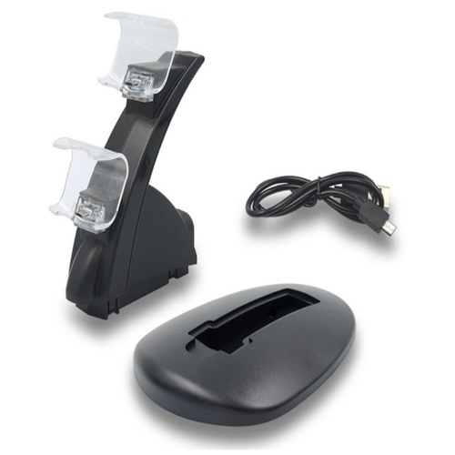 Cargador Inalambrico Playstation 4 Original PS4 Mando Dual 2 Controles Control Play 4 USB - 2