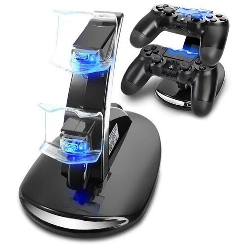 Cargador Inalambrico Playstation 4 Original PS4 Mando Dual 2 Controles Control Play 4 USB - 4