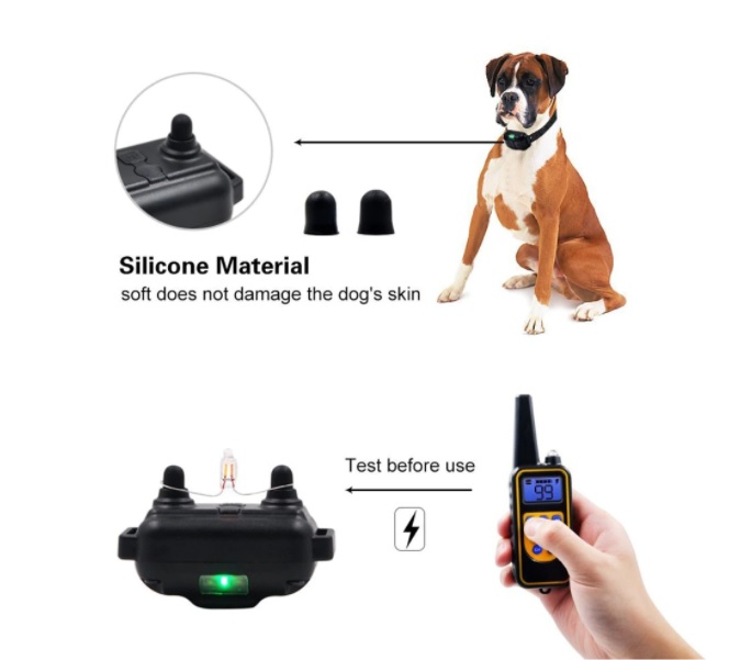 COLLAR PERROS ADIESTRAMIENTO CANINO ENTRENAMIENTO CONTROL REMOTO 2 - 5