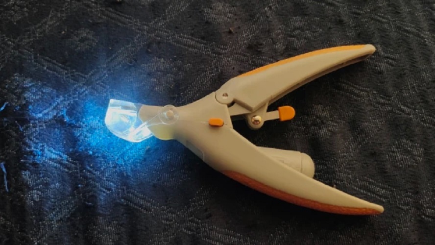 CORTAUÑAS PERROS GATOS MASCOTAS CON LUZ LED PROFESIONAL TIJERA ILUMINADA - 3