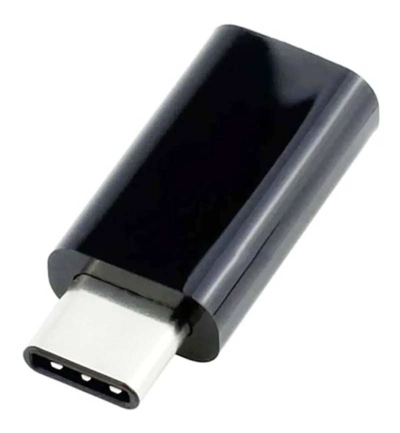 Adaptador Tipo C a Micro USB V8 Tipo C Macho a Micro USB V8 Hembra Celulares Android - 1